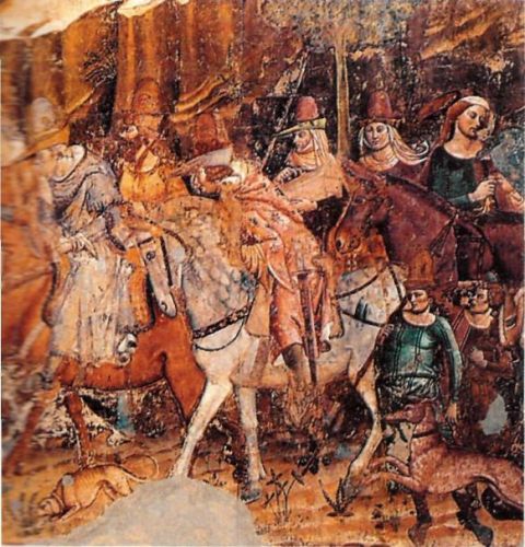 Триумф Смерти. Фреска. 1334—1342 гг. Монастырь Кампо Санто. Пиза.