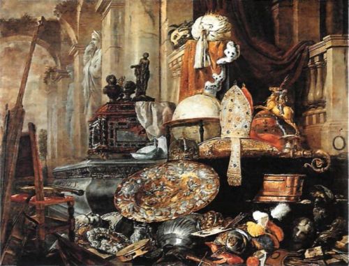Питер Бозль. Аллегория тщеты мира. 1663 г. Музей изящных искусств. Лилль